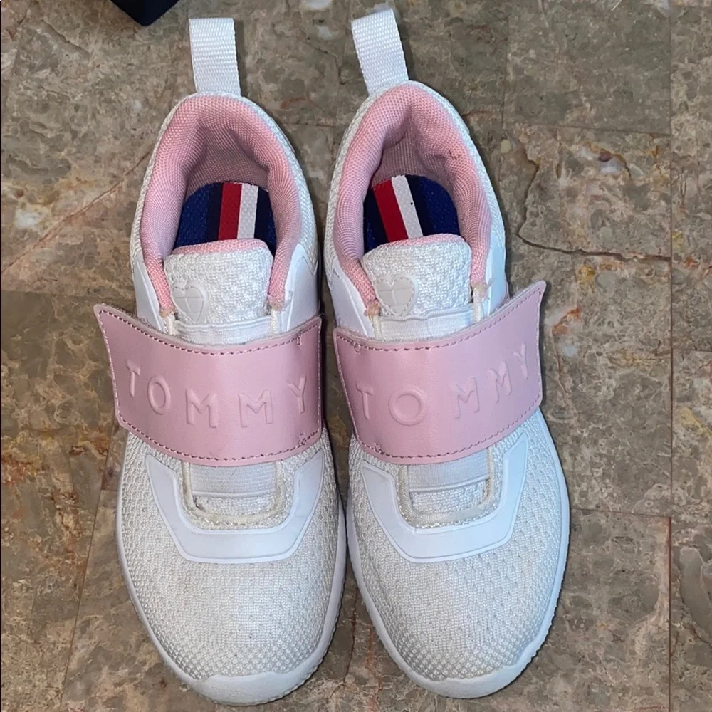 Tommy Hilfiger Kids' Sneakers in White and Pink